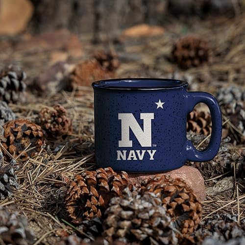 Miniatura 359 de Rico Industries NCAA Utah Utes - Taza de café personalizada de 12 onzas con logotipo grabado con láser profundo, taza de cerámica para acampar con