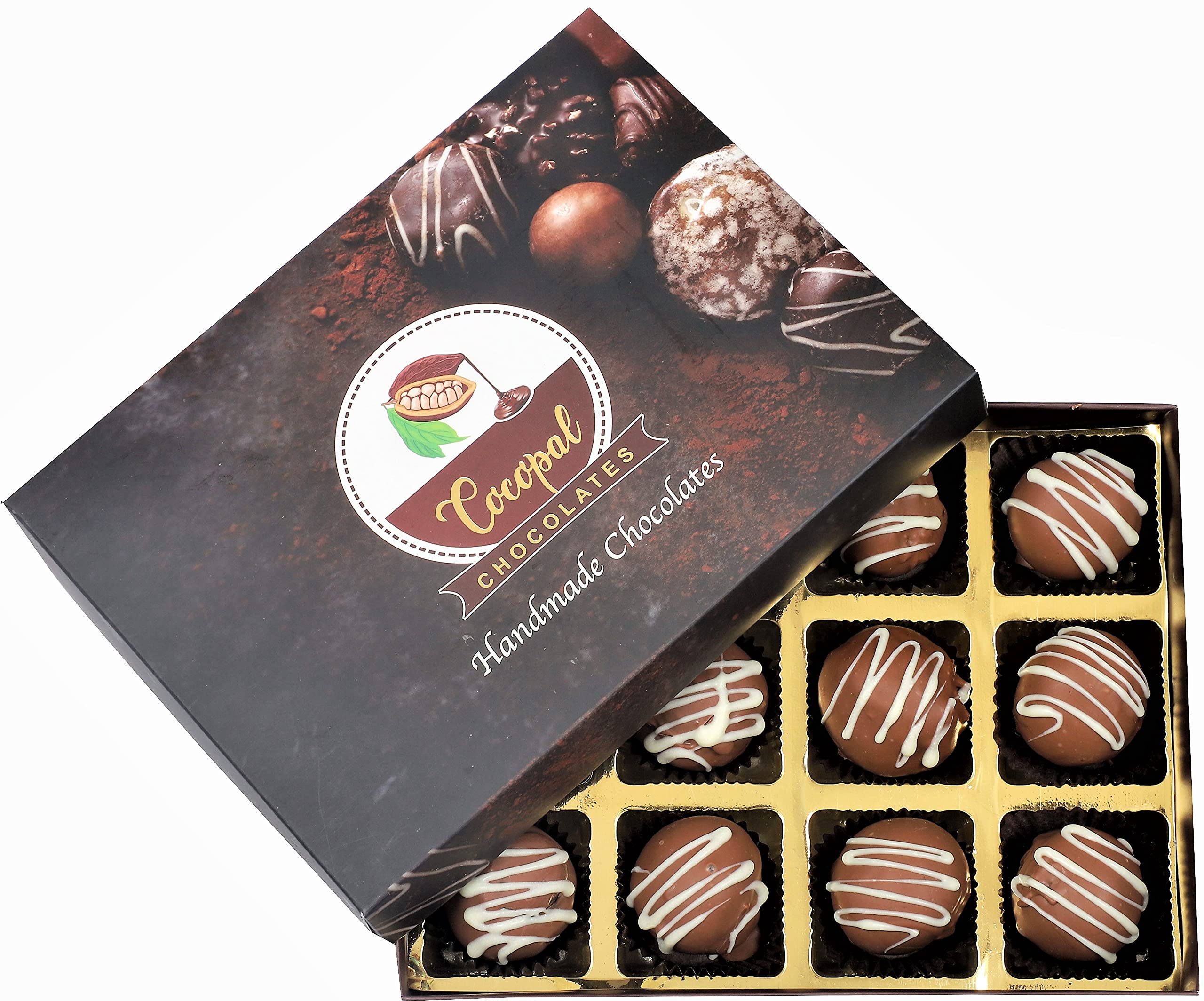 cocoa様♡専用 Cocopal Chocolates Handmade Coffee Chocolate Truffles Box – 12 PCs