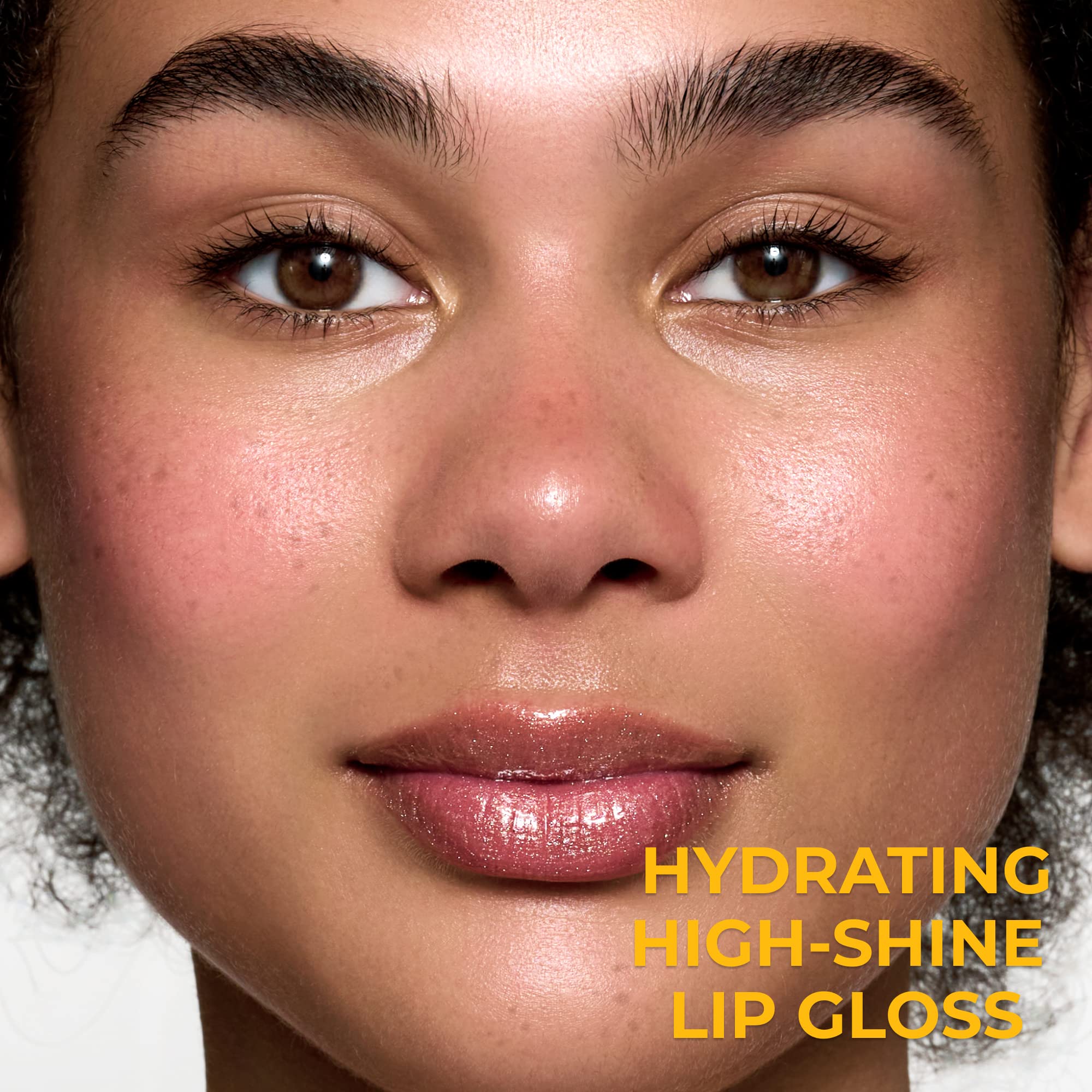 Lamel The Myth of Utopia Lip Gloss - Gold & Silver Flakes for Volume & Glow, Hydrating, Non-Sticky, Shimmery, Weightless Texture, Organic & Cruelty-Free - 4.5ml/0.15 fl.oz