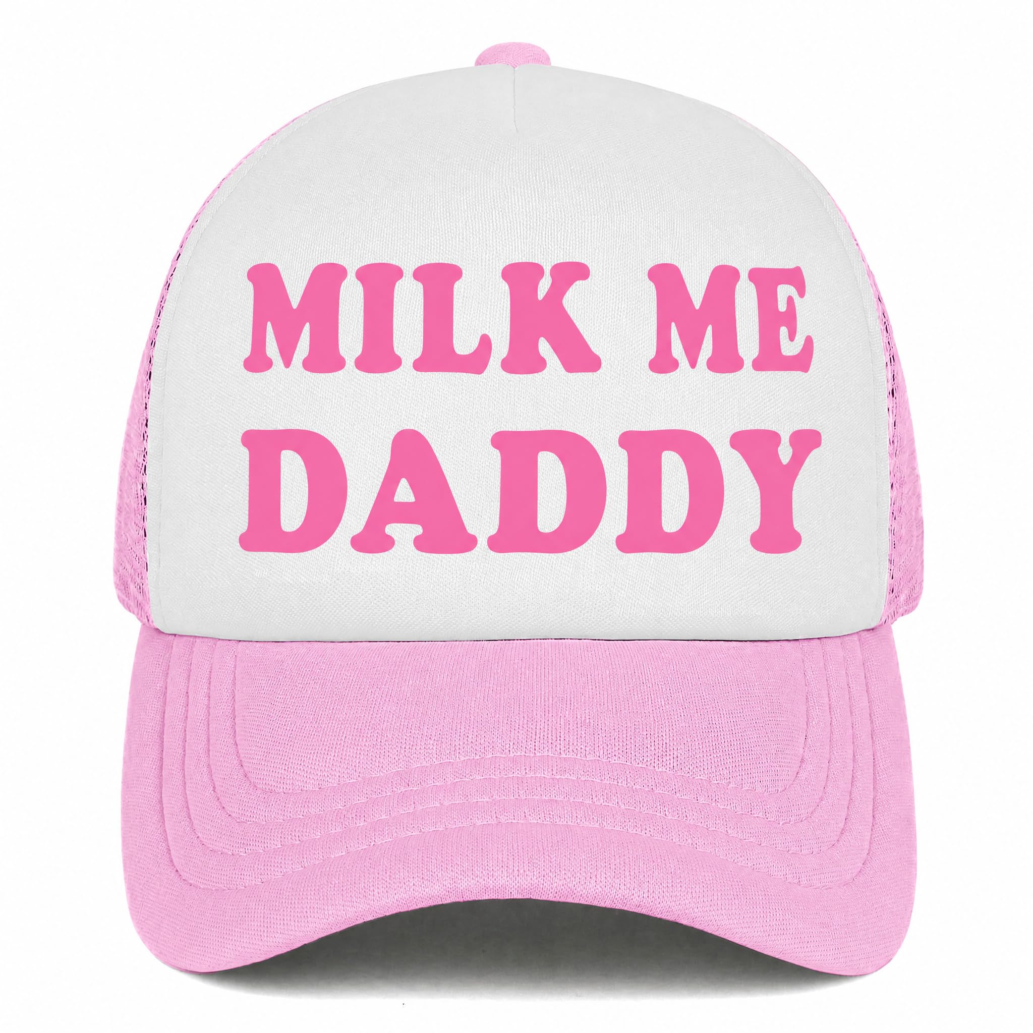 Funny Women Trucker Hats for Women Hot Pink Funny Gag Hats for Women Girls Men Hat