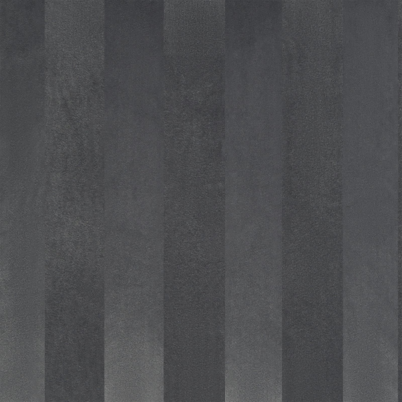 Ohs Charcoal Cushion Covers 45 X 45Cm Stripe Velvet, Soft Decorative Square Throw Pillow Covers Pack Of 2 With Invisible Zipper For Sofa Bedroom Living Room, Grey