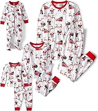 [72% off] The Children's Place Family Matching, Christmas and Holiday Pajama Sets, Cotton