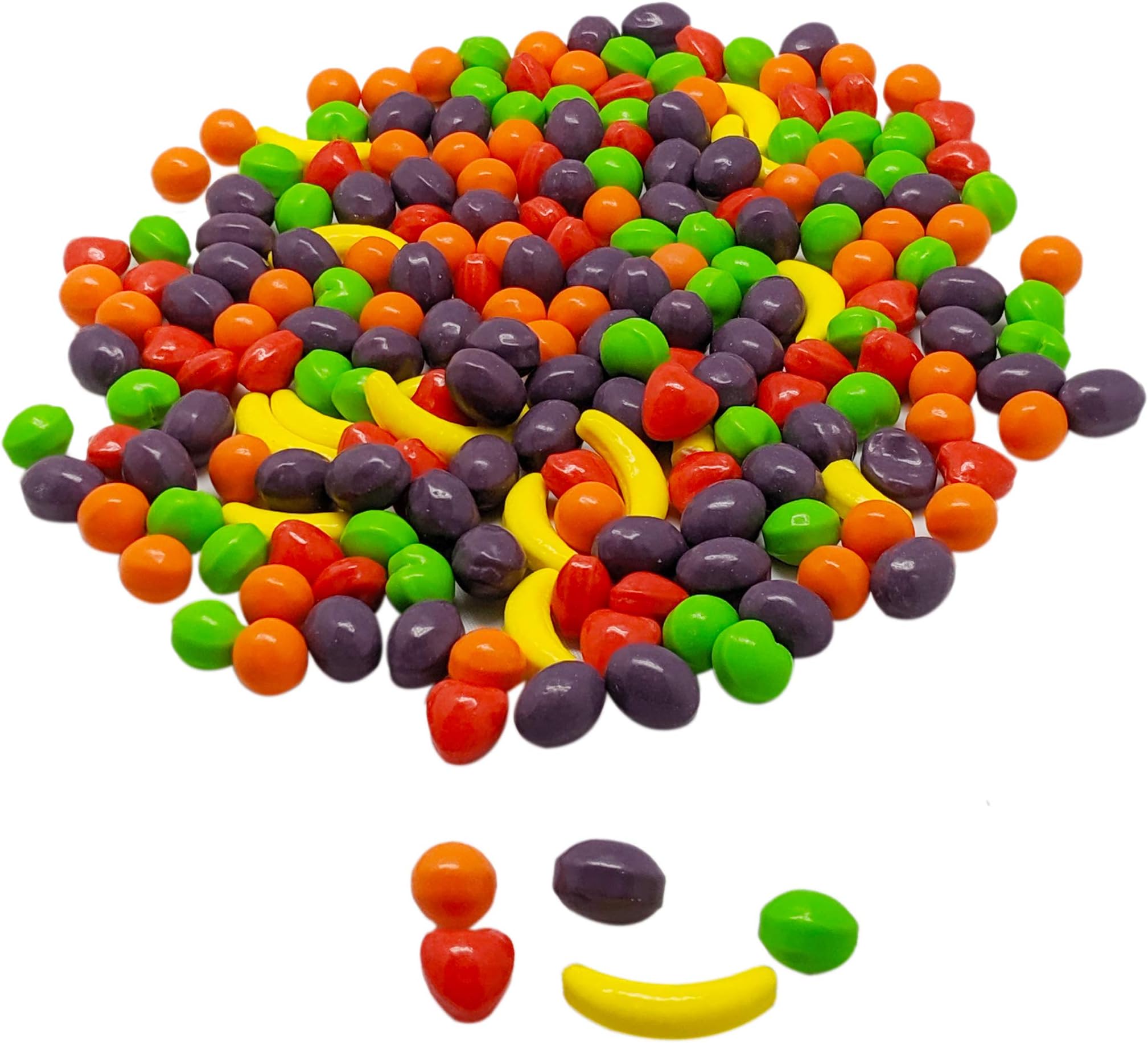 FRUITY DELIGHTS Hard Candy 1 lb Bundle Fruit Filled Candies in DontyTonty Balk