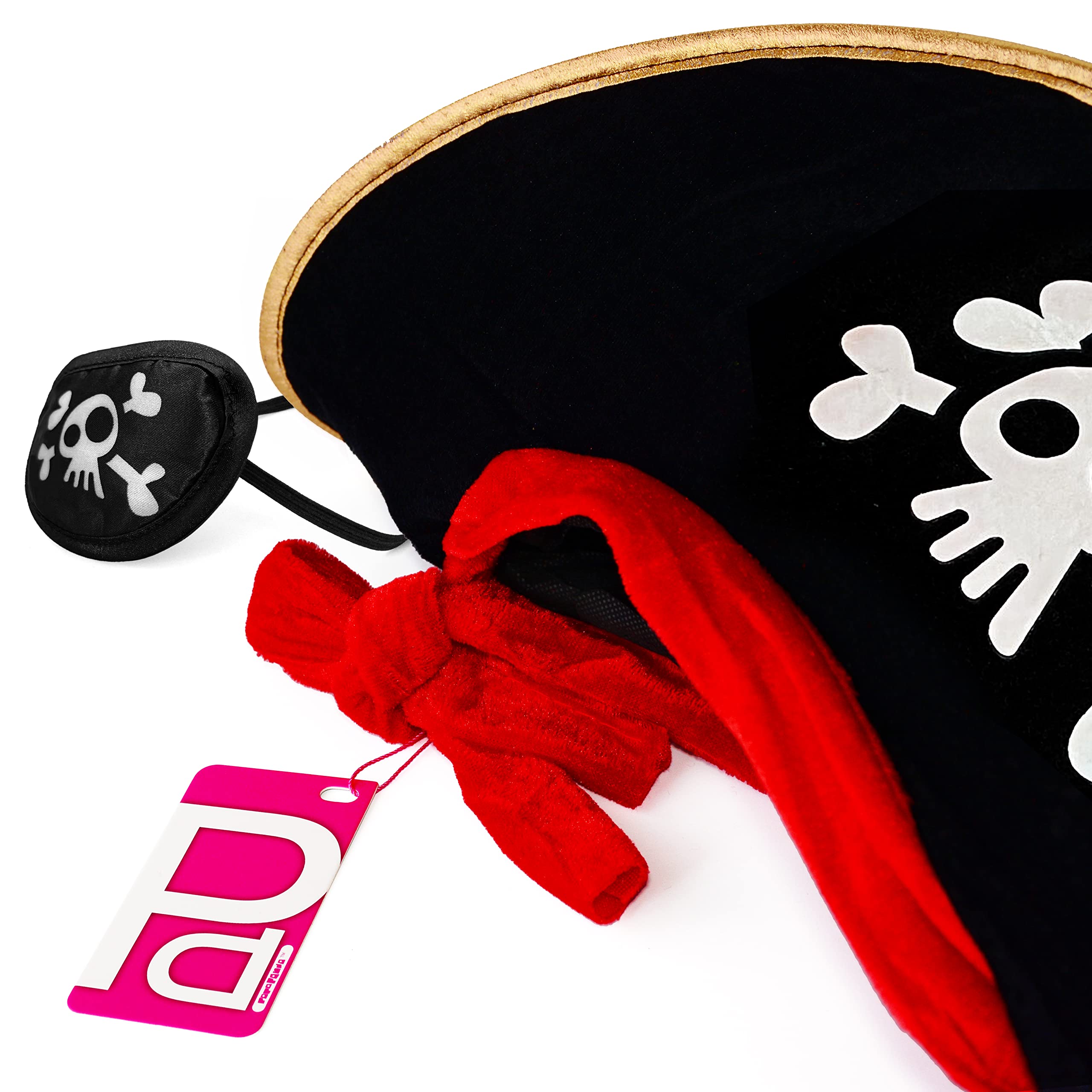 papapanda Pirate Chapeau Cache-Oeil Télescope Pièces Or Sac Trésors papapanda Pirate Chapeau Cache-Oeil Télescope Pièces Or Sac Trésors