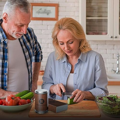 Miniatura 9 de Kit de afilador de cuchillos rodantes, herramienta de afilado de diamante para acero de cualquier dureza, piedra afiladora de cuchillos con soporte