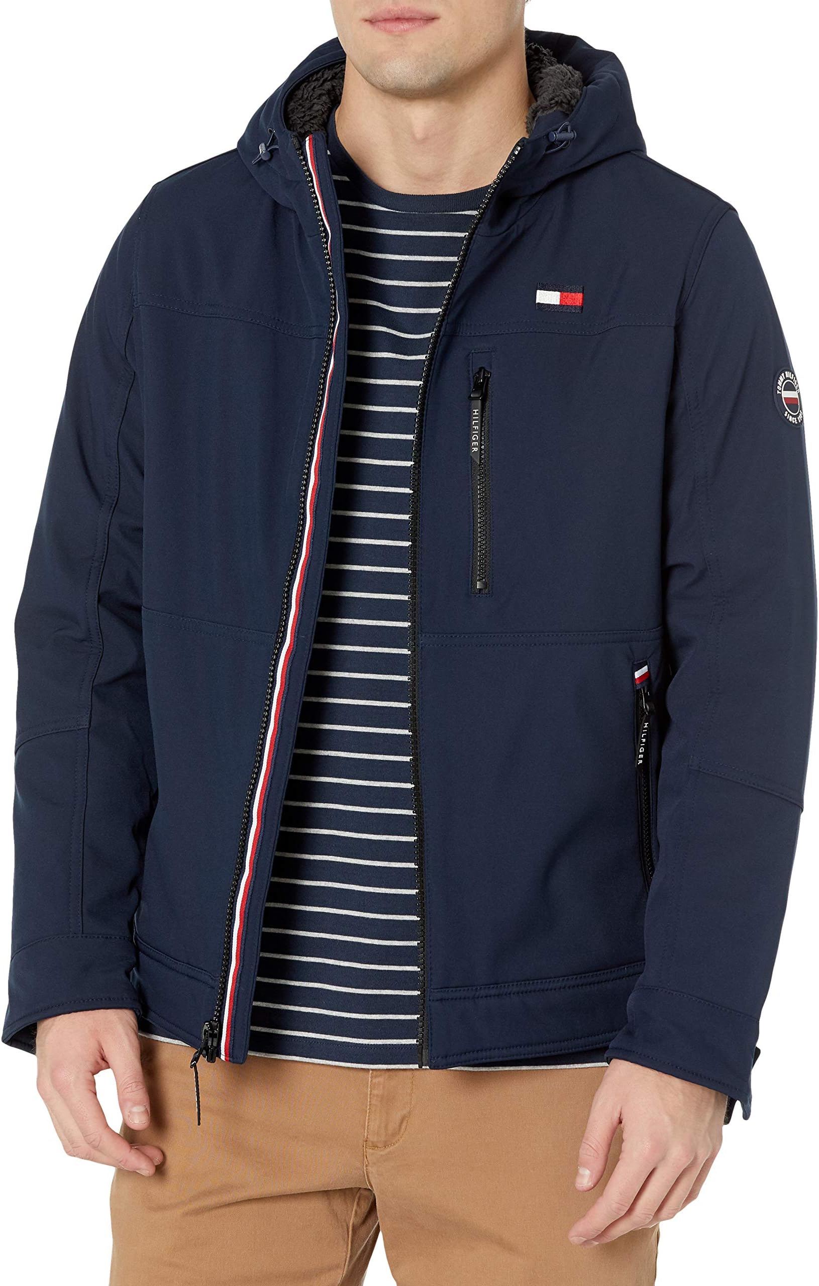Men's Softshell Jacket With Sherpa Lining Jacket