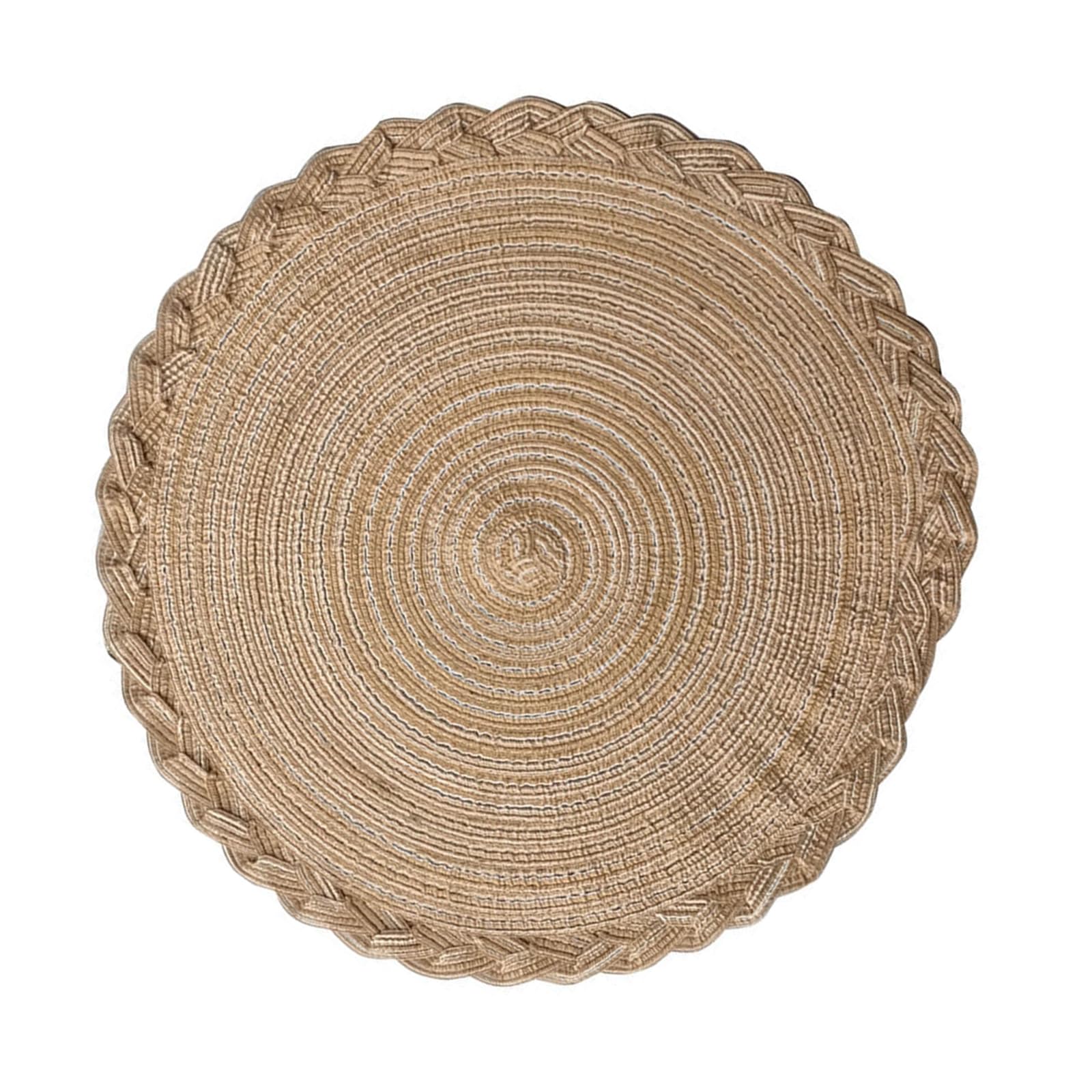 Jazuaiao Functional Cotton Trivets for Kitchen Countertops and Dining Tables with Nonslip Base and Lace Trim Trivets for Hot Dishes