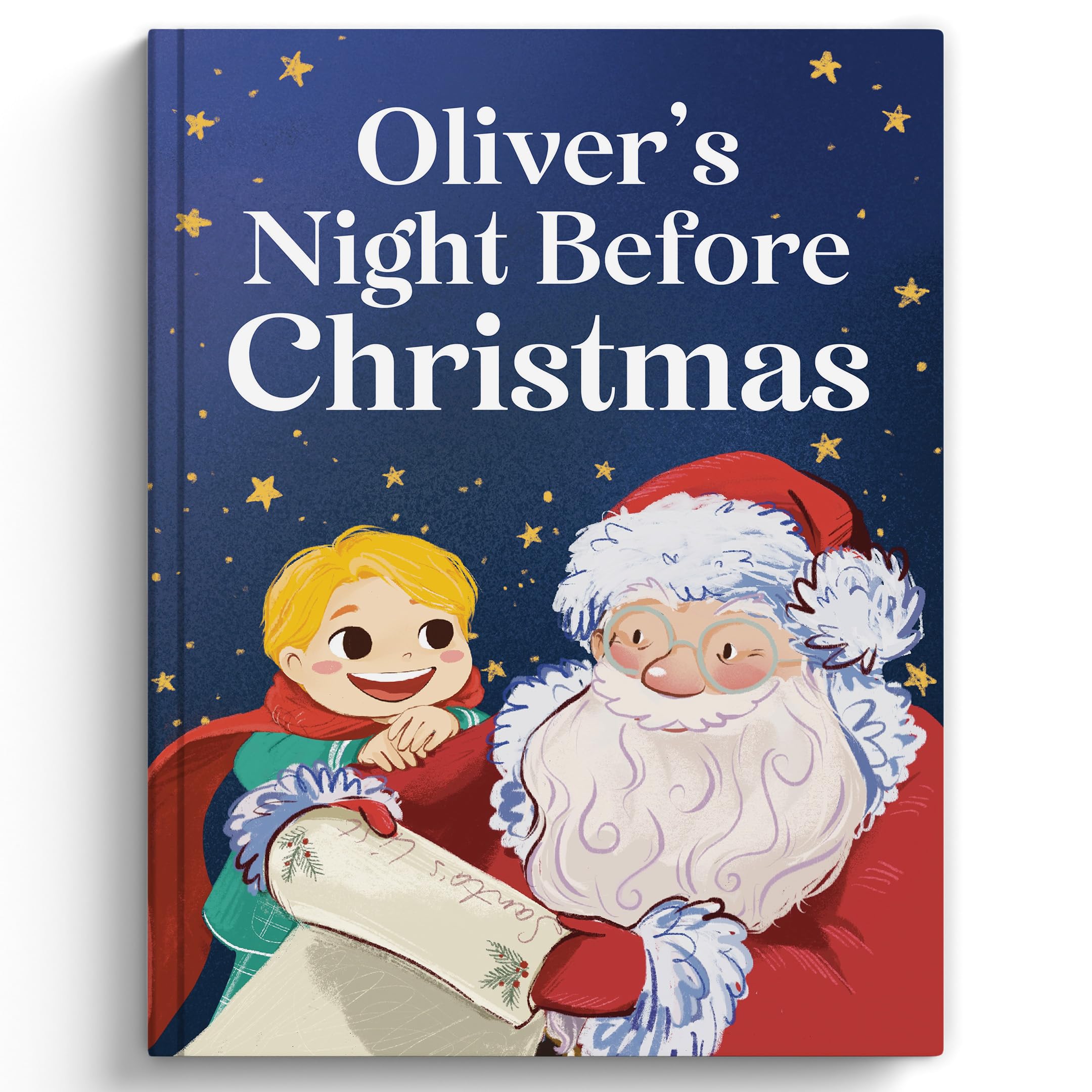 Night Before Christmas Book - Baby's First Personalized Gift - Baby's First Christmas - Custom Name Children's Book