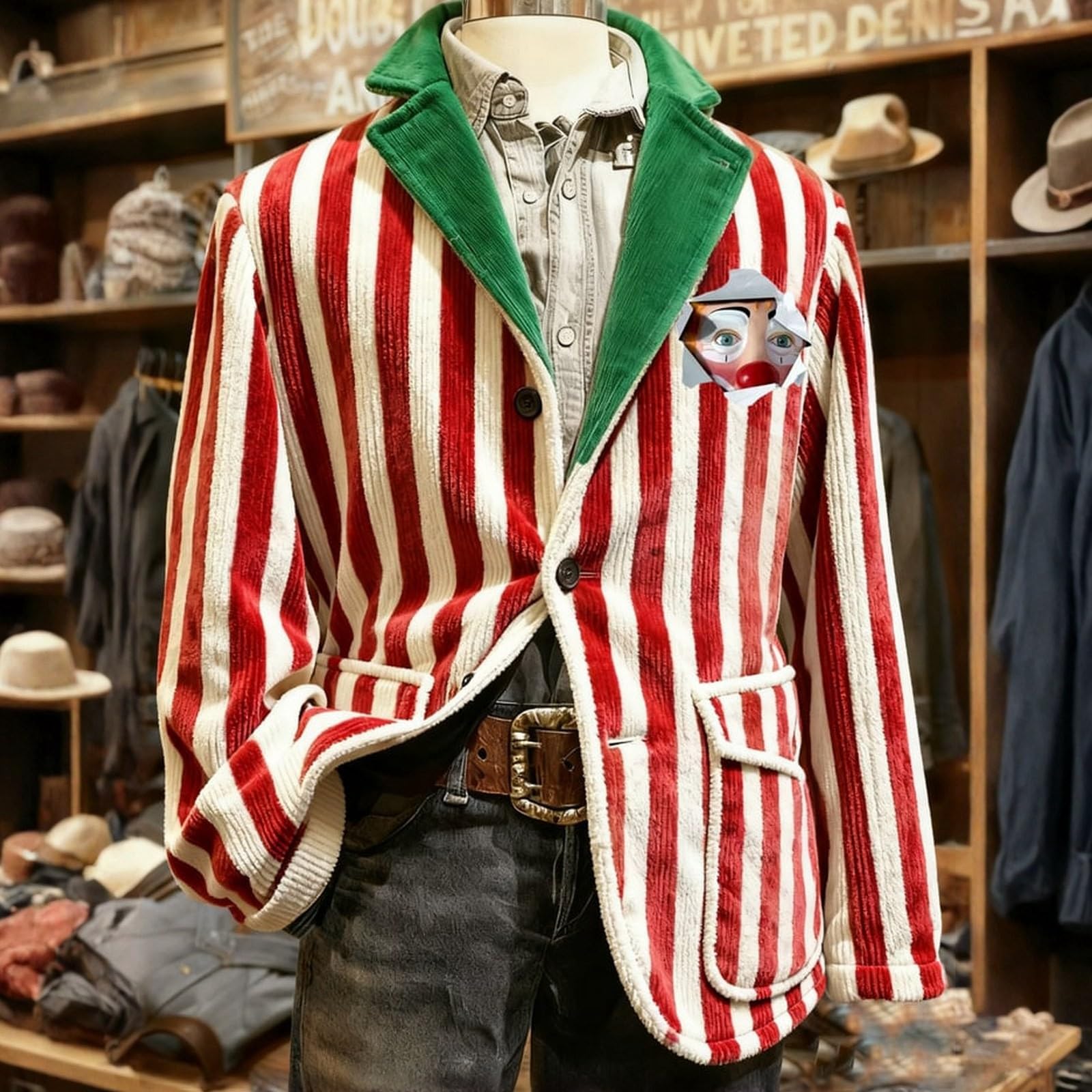 Chaqueta de pana genérica para festival de noche, elegante, corte ajustado, abrigo con botones para hombre, estilo casual