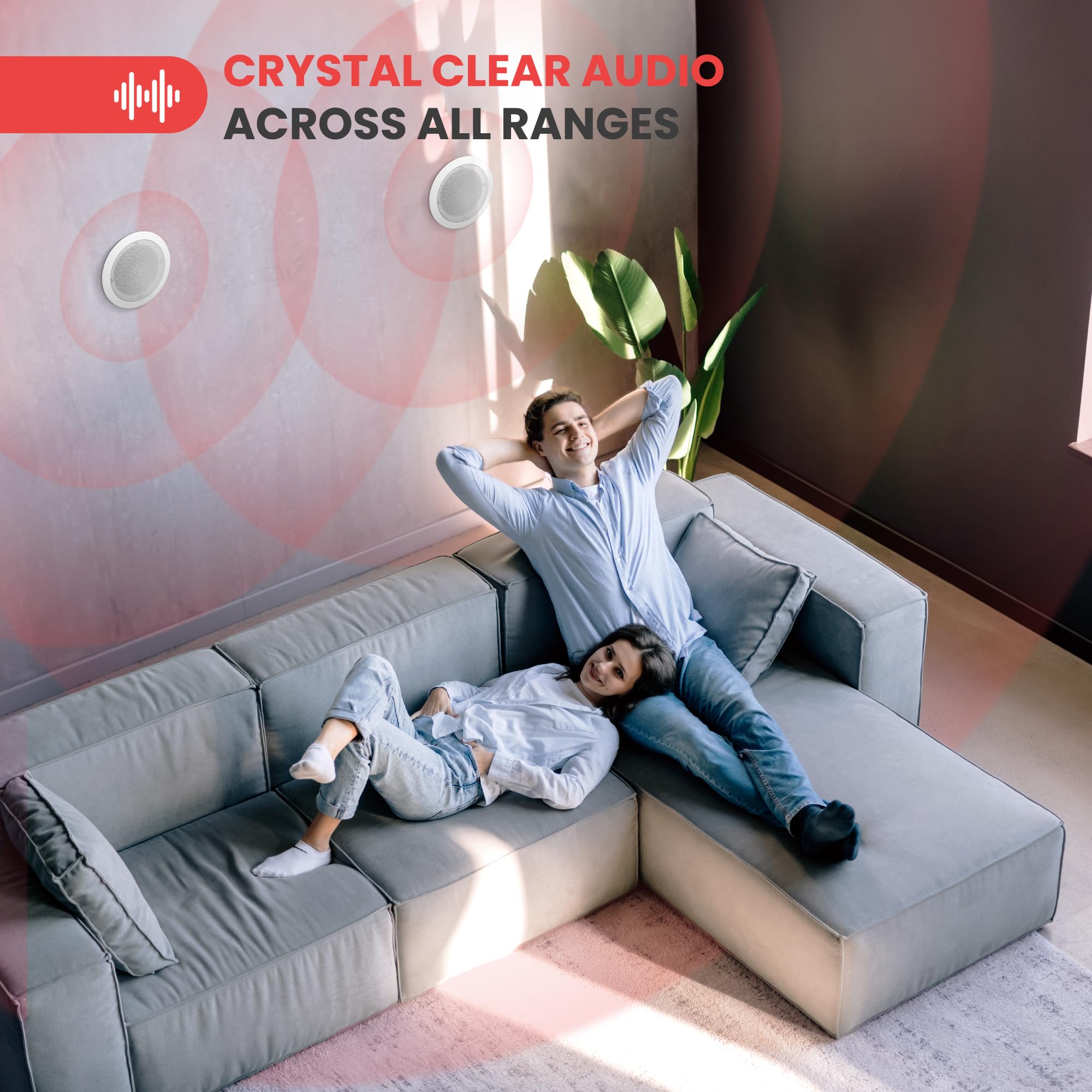 Amazon.co.jp: 【Pyle 壁・天井埋込式 2WAYマウントスピーカー 16.5cm