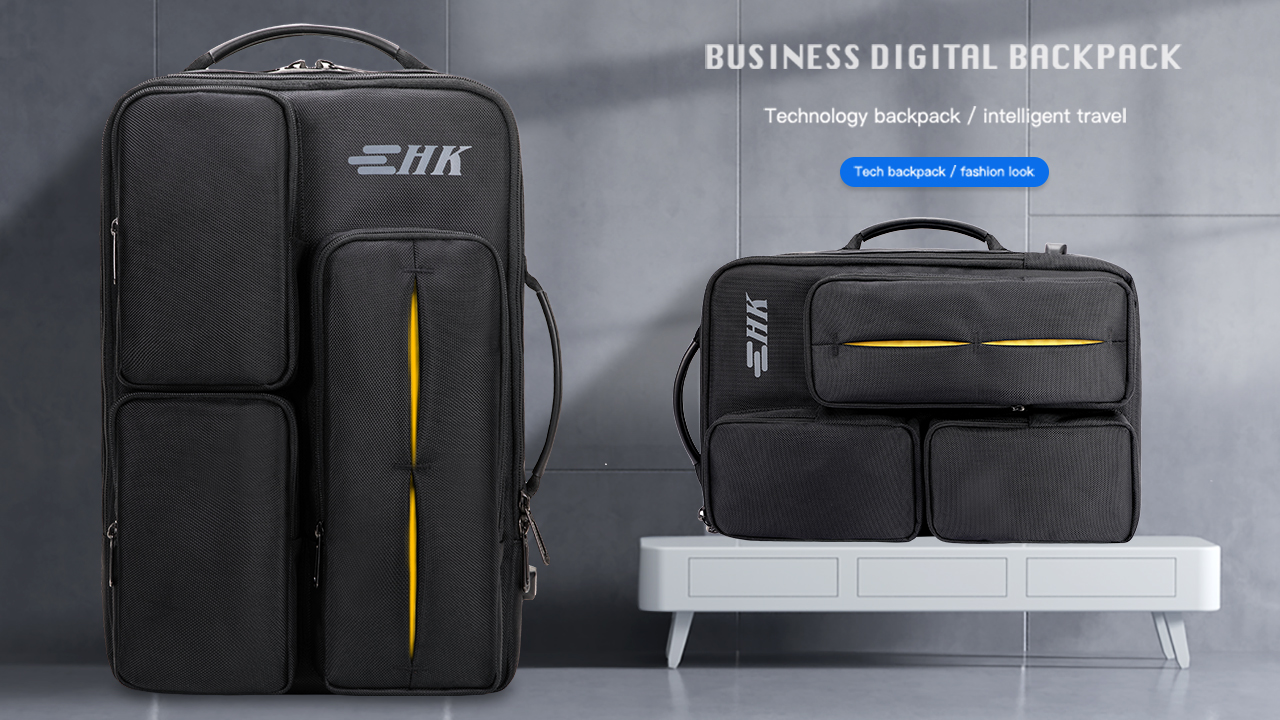 HK Office Work Laptop Backpack for Men 
