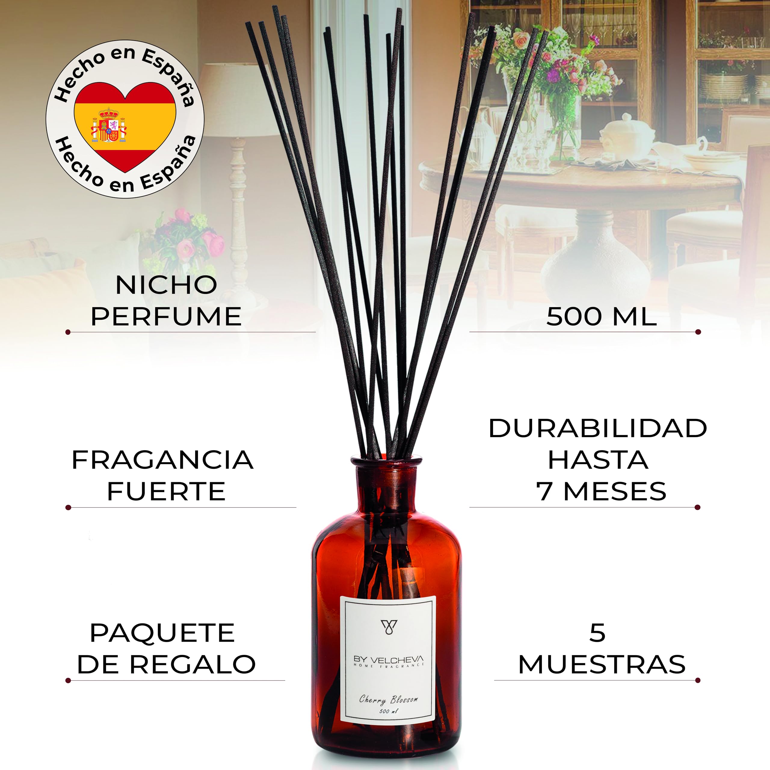 ı Ambientador Mikado Cherry Blossom ı Niche Perfume ı 500ml