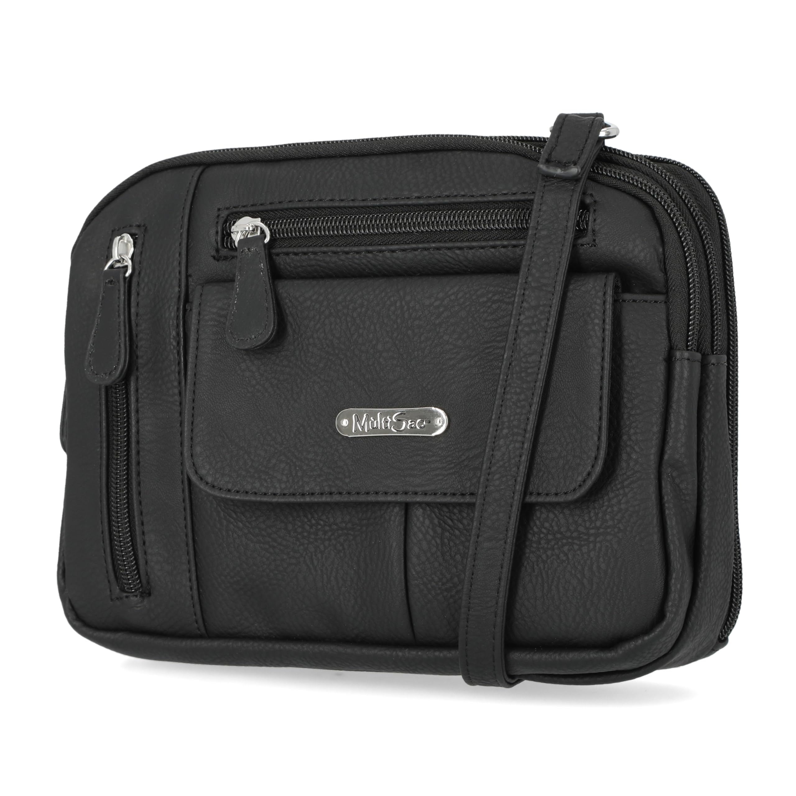 MultiSac Zippy Triple Compartment Crossbody Bag