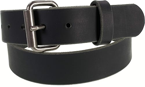 Miniatura 3 de The Retro Rider - Cinturón de cuero clásico para hombre, 1 12 pulgadas de ancho, fabricado en los Estados Unidos