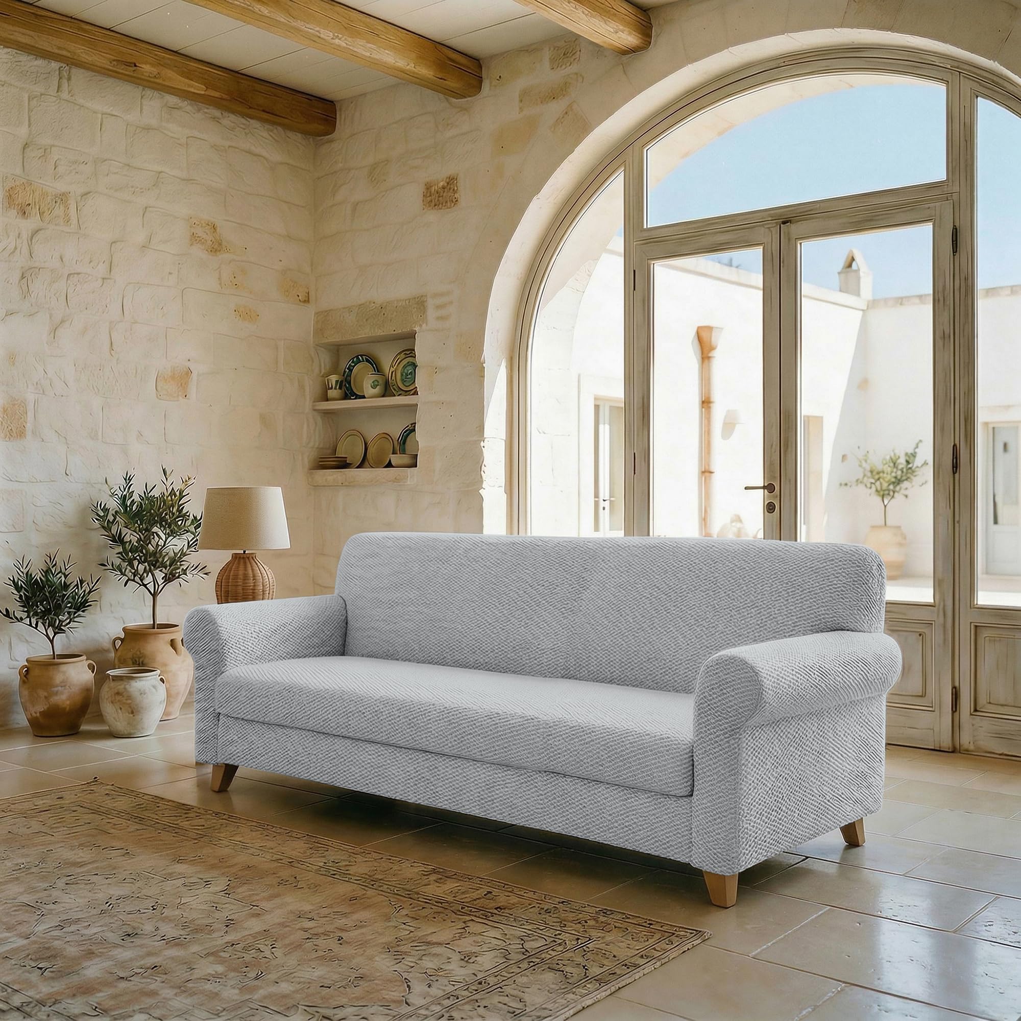 Italian Bed Linen Elastyczny pokrowiec na sofę, bez prasowania