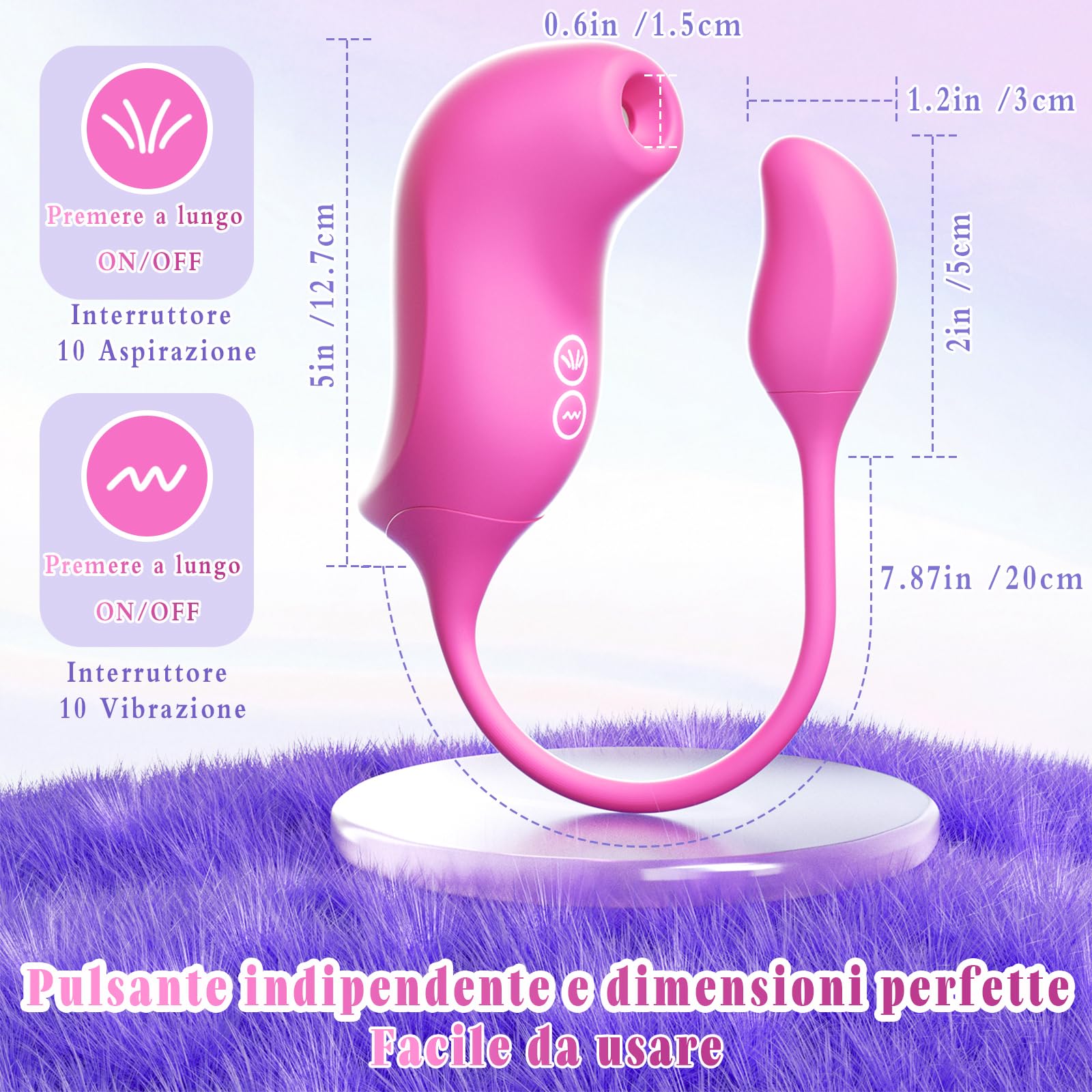 Vibratoreper Donna Professionale Sex Toys - Vibratoriper Donne Sexytoysys Coppia APP Wireless Dildo Vibtratore con 10 *10 Modalità Vibratori Stimolatore per Clitoride Femminile Uomo Anal Toy Sessuali