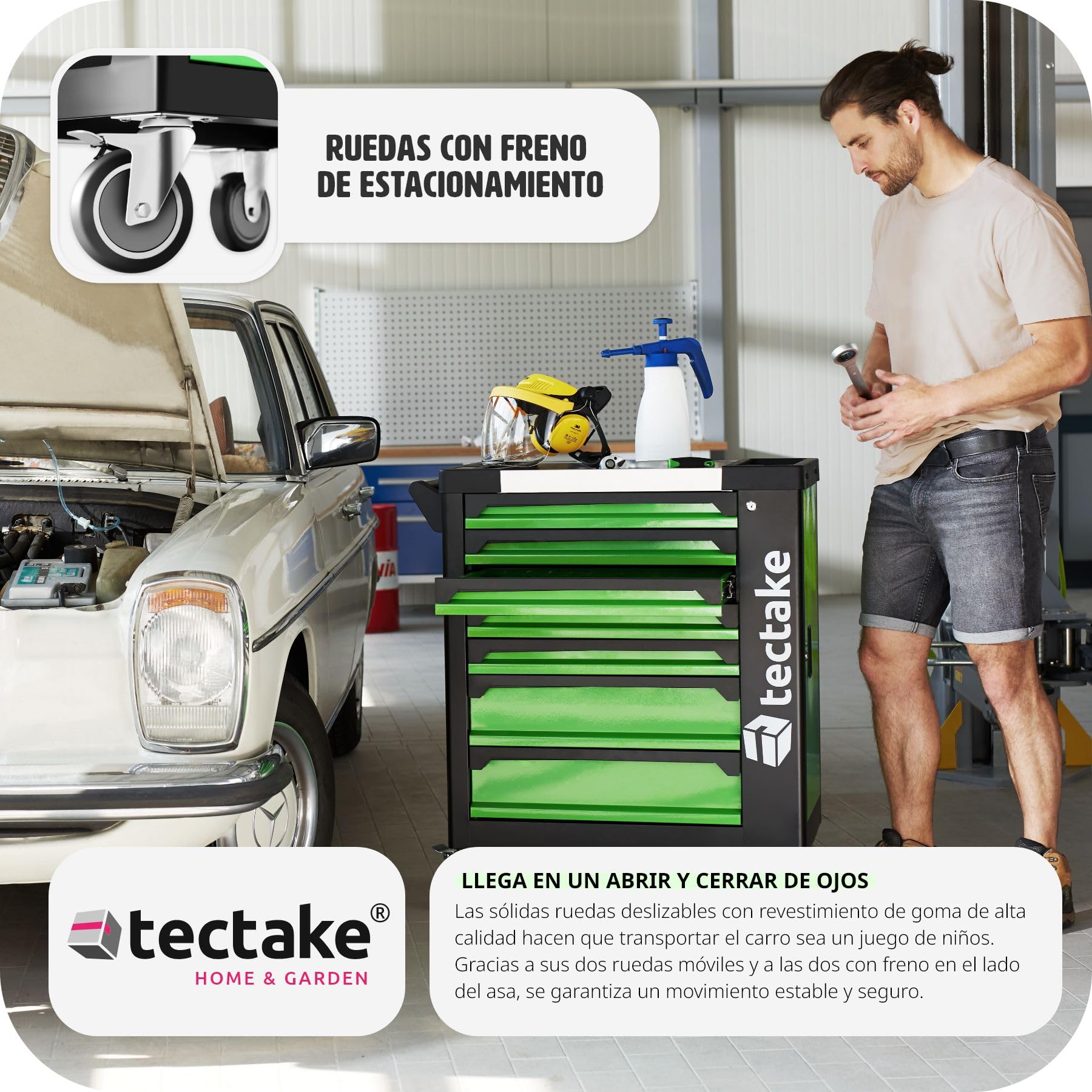 TecTake 7 Cajones, Bloqueo Central