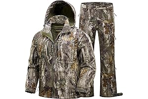 NEW VIEW Hunting Clothes for Men, Waterproof Thermal Insulated Fleece Lined Hunting...