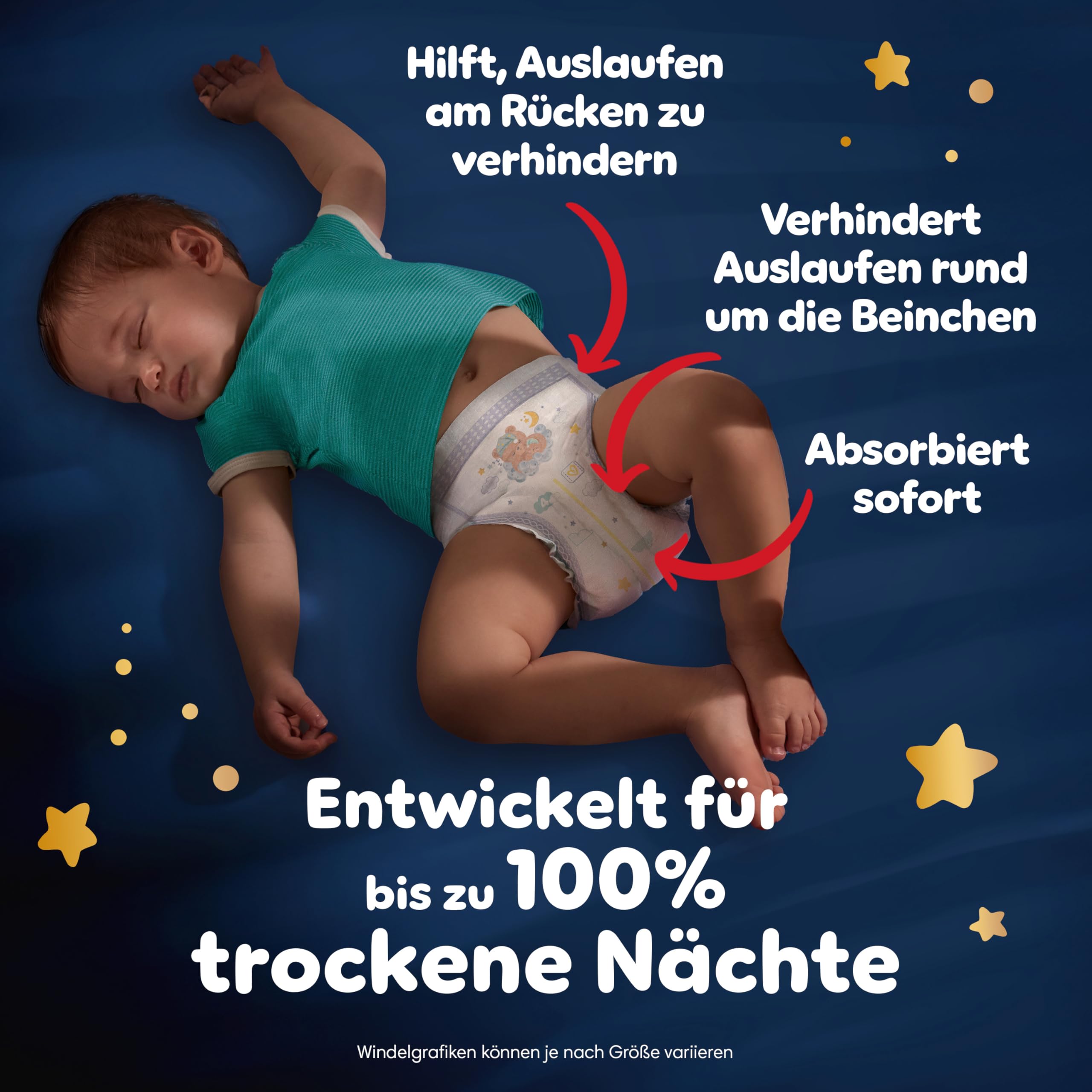 Pampers Night Pants Größe 5 160 Windeln 11-17kg