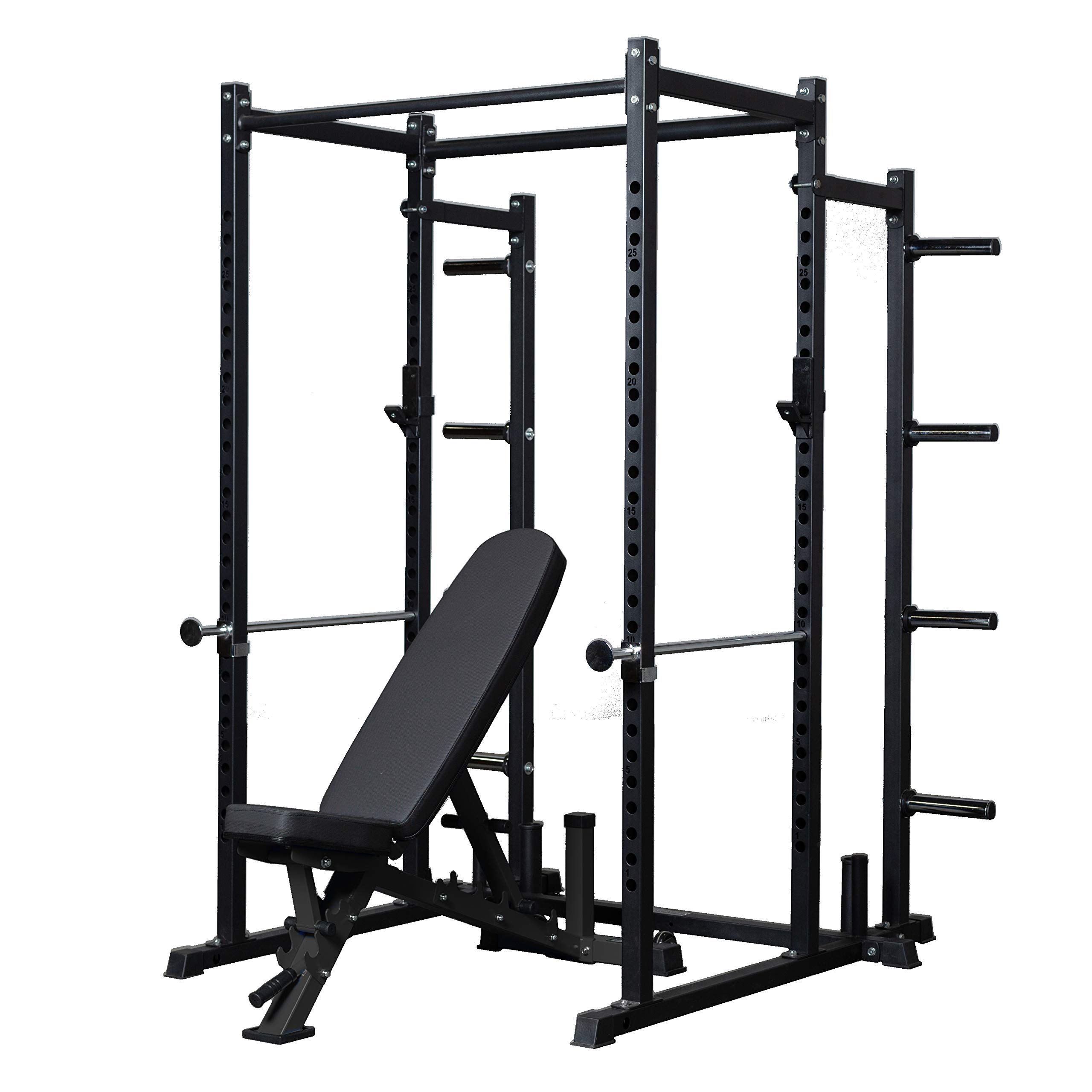 REP Fitness Power Rack – PR-1000 – Dual Pullup Bars, Numbered Uprights, 1000 lb Rated, and Optional Upgrades
