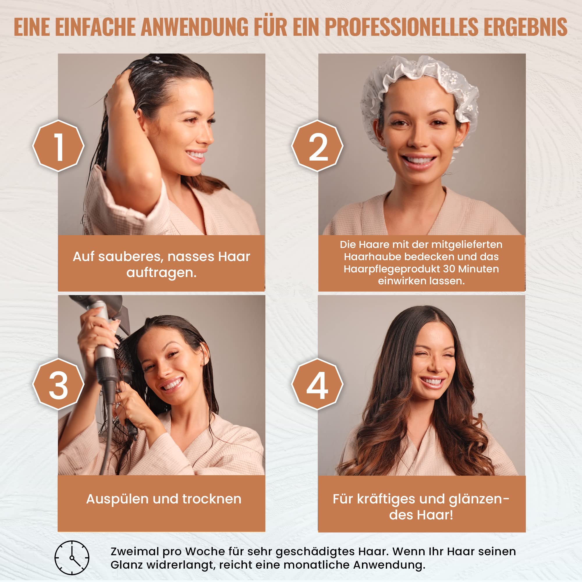 Magic Boto-xpro Haarpflege I Haar-Boto-xpro Pflege für geschädigtes Haar – spendet Feuchtigkeit, repariert und stärkt das Haar Keratin – Made in France (Weißer Moschus)