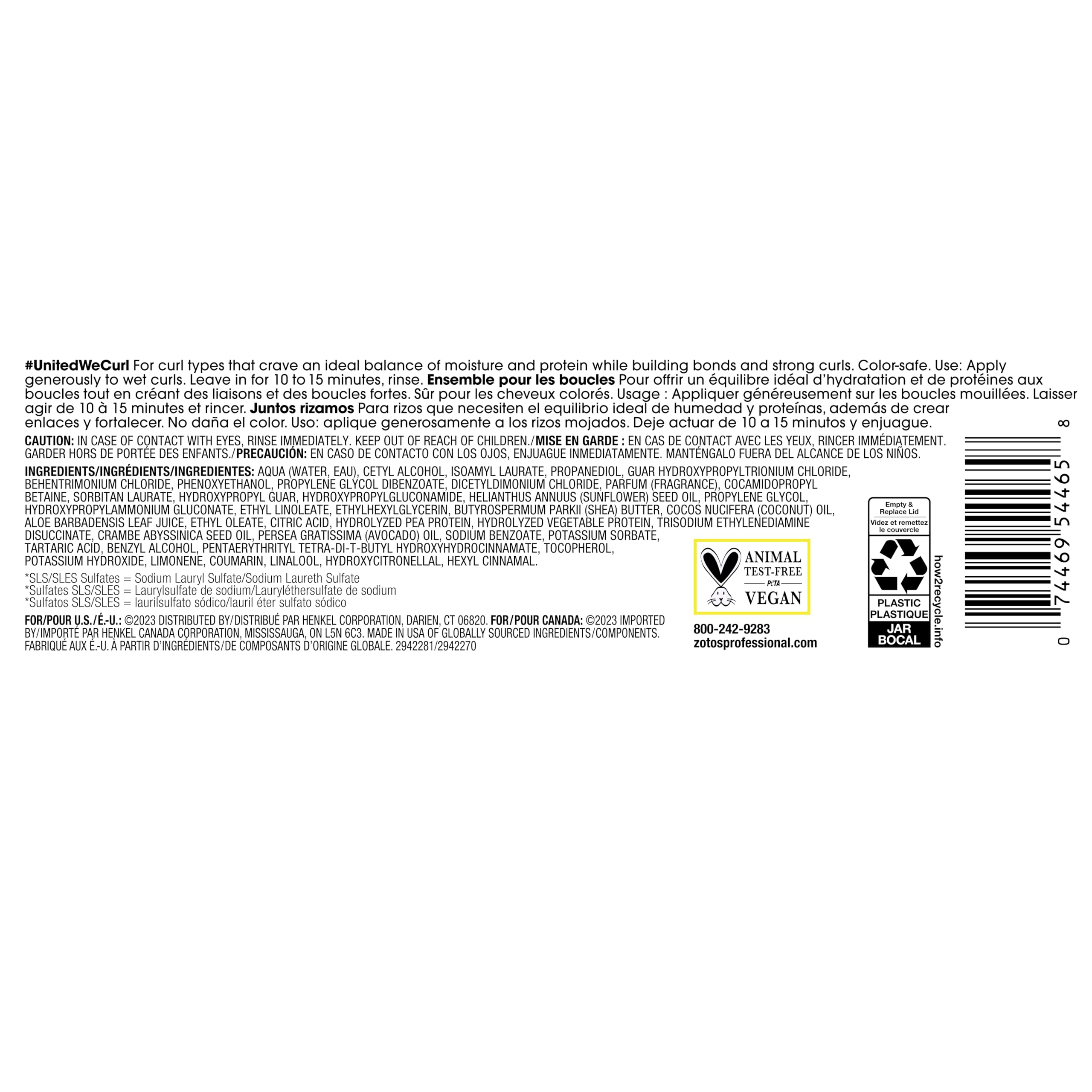 ALL ABOUT CURLS Bond Building Treatment Cream, Strengthens & Protects, Vegan & Cruelty Free, Sulfate Free, 8 Fl Oz