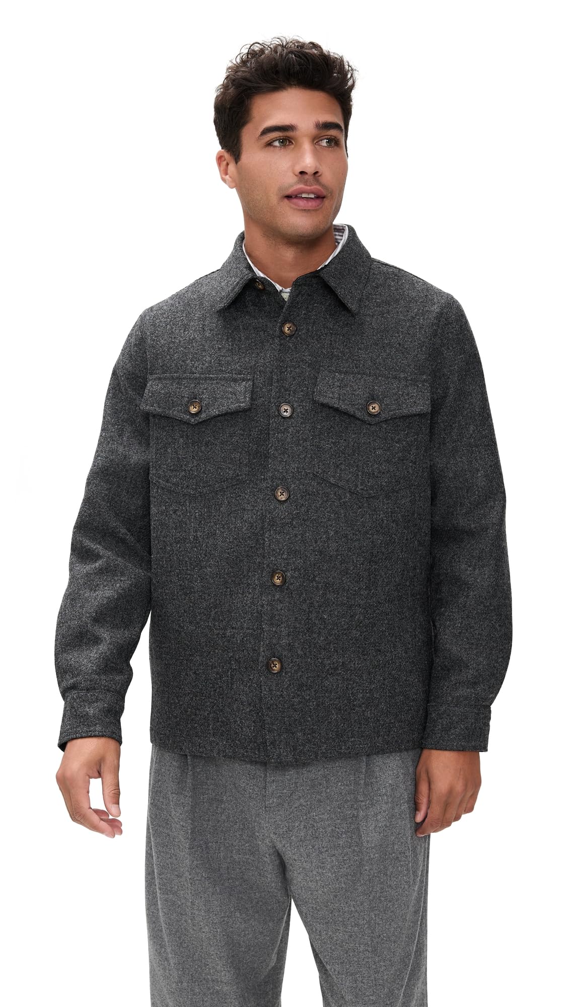 - Men's Wool Field Shirt Jacket