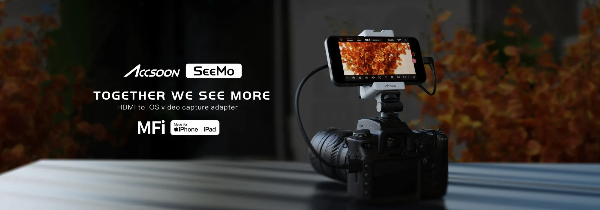 Accsoon SeeMo HDMI to iOS Video Capture Adapter for iPhone/iPad On
