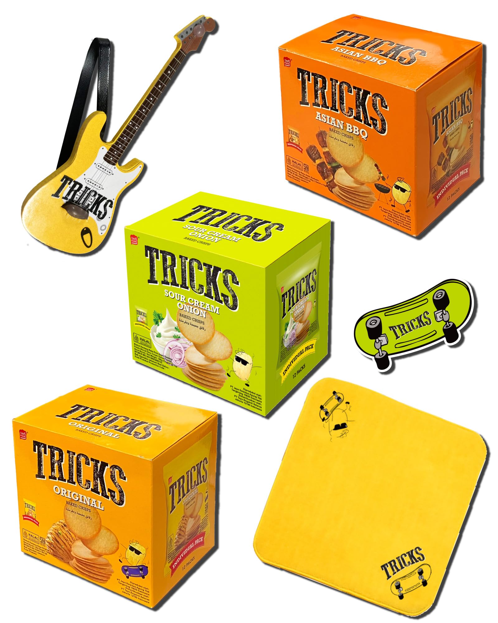 TRICKS 特別セット （ギター、ハンカチ、ステッカー付き） ×3 【公式