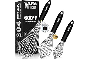 Premium Stainless Steel Wire Whisk Set: Elevate Your Cooking with Our Versatile Whisks