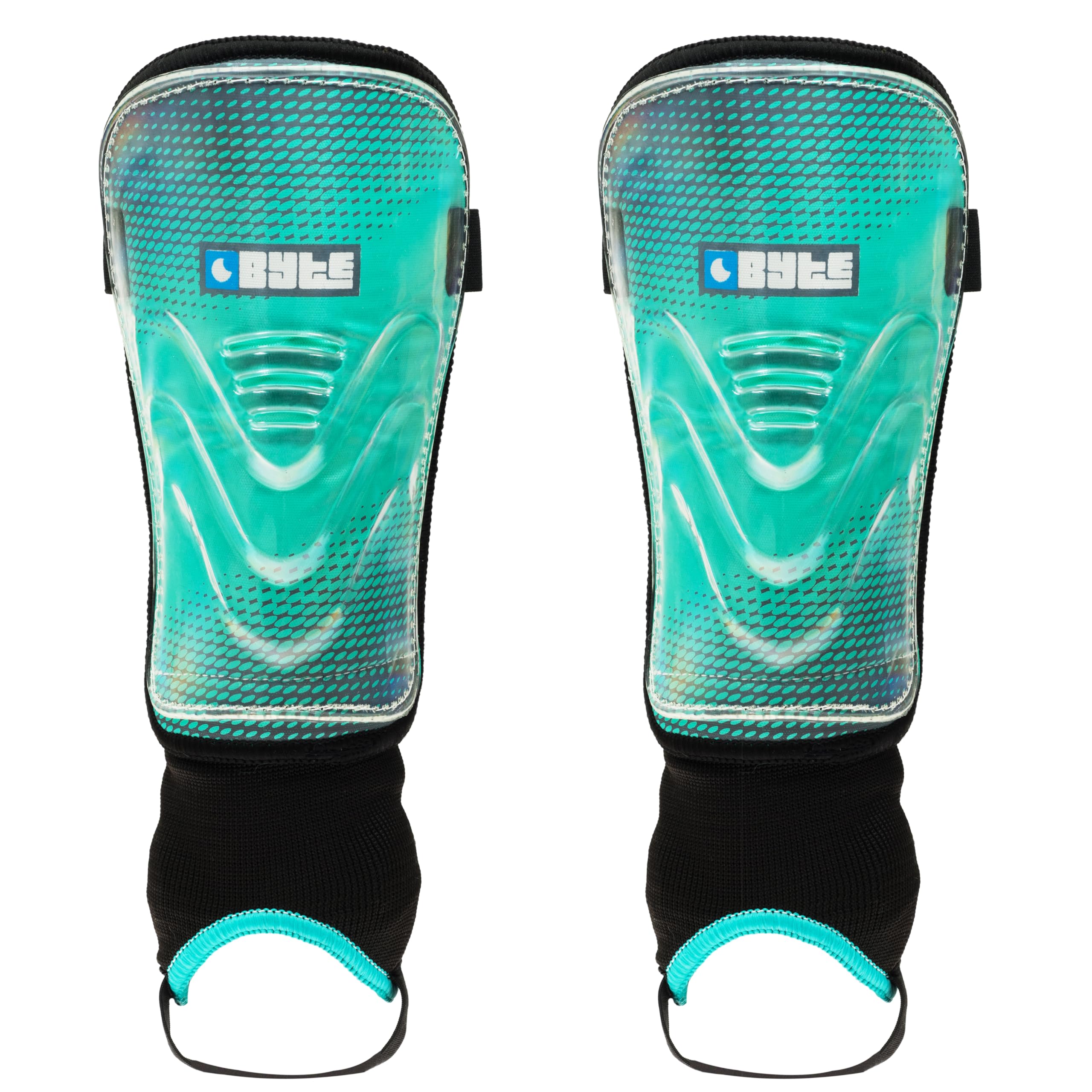 BYTE MX JUNIOR HOCKEY SHINGUARDS TEAL (LARGE)