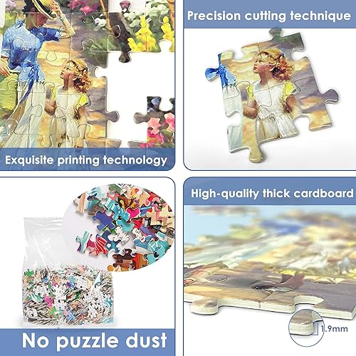 Miniatura 4 de Rompecabezas de Navidad 2023, regalos de obras de arte para adultos, adolescentes y familias, las piezas encajan perfectamente sin polvo, 27.56 x