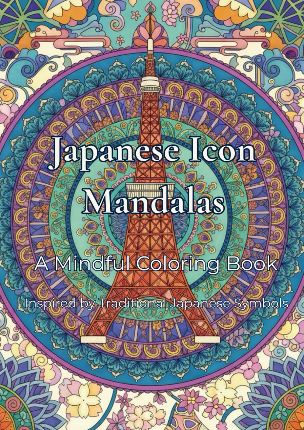 Japanese Icon Mandalas: A Mindful Coloring Book Inspired by Traditional Japanese Symbols