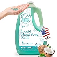 Vista 9 de Recambio de jabón de manos con vitaminas, jabón líquido de manos, jabón de manos hidratante derivado de plantas naturales con fragancia de aceite