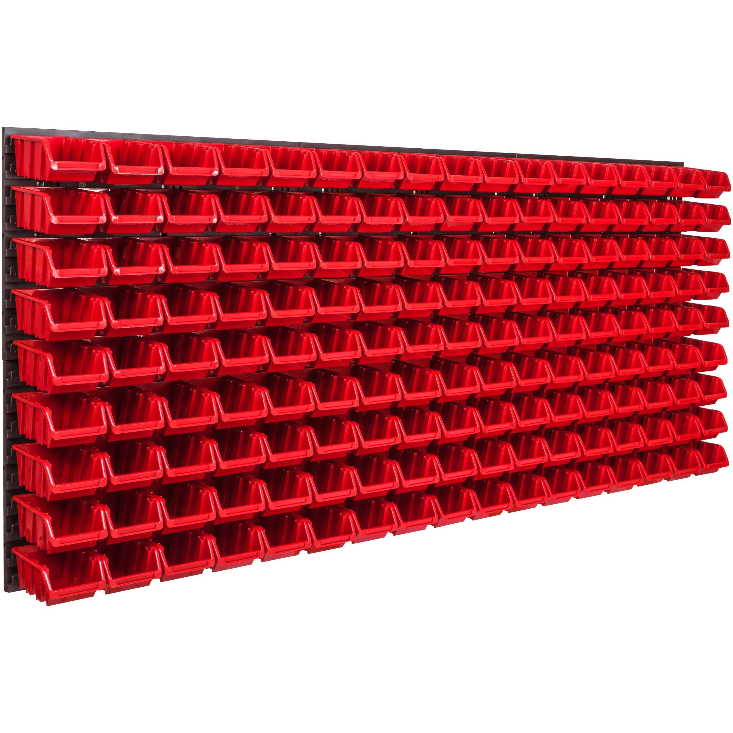 System magazynowy regał ścienny 1734 x 780 mm | 153 szt. | pudełka | pojemniki do przechowywania | bardzo mocne płyty ścienne | możliwość rozbudowy | regał warsztatowy regał magazynowy regał warsztatowy regał ścienny regał wtykowy