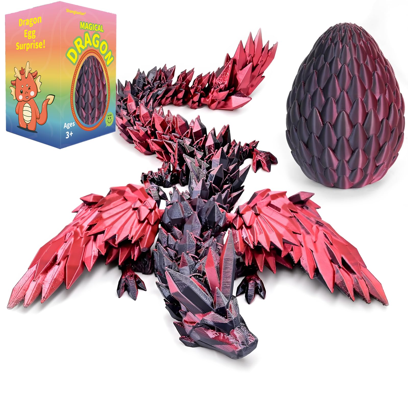 Shangkanlan 3D Printed Dragon in Egg