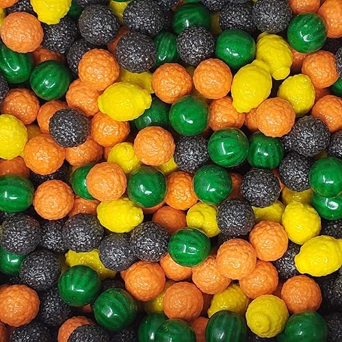 Miniatura 6 de Fancy Fruit Bubble Gum Balls, golosinas originales en forma de fruta para bufé, certificado Kosher Parve (media libra)