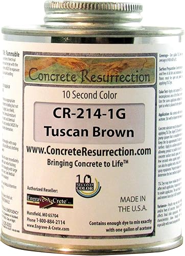 Miniatura 10 de El tinte para hormigón Ten Second Color (TSC) hace 1 galón de grado profesional y fácil de usar. Tinte de cemento semitransparente. Se seca en