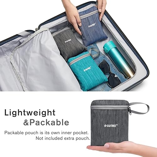 Miniatura 8 de G4Free 10L15L Mochila para Senderismo Plegable Ligera, Mochila de Día para Caminatas, Pequeña, Viaje al Aire Libre, Bolsa de Hombro Plegable