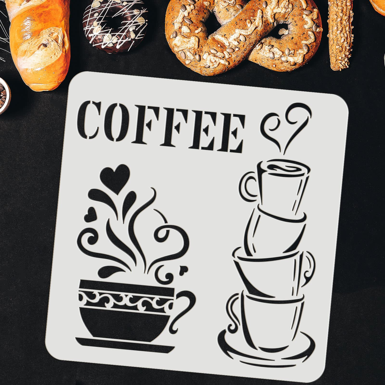 Set 5 Fustelle Da Taglio Per Scrapbooking - Forme Tazza Da Tè, Caffè E Bustina, Stencil In Metallo Per Biglietti E Decorazioni Fai Da Te - 5