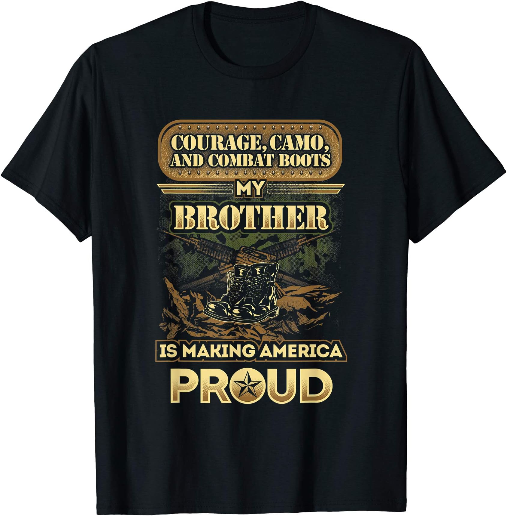Shirts Honoring A Soldier's FamilyMy Brother Is A Soldier - Proud Military Brother, Sister T-Shirt