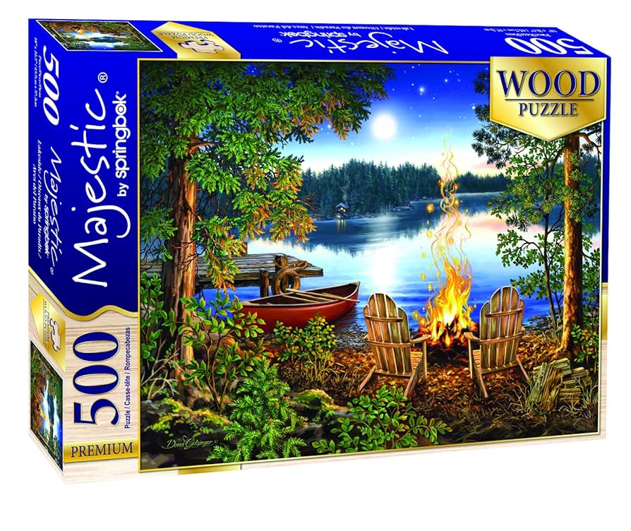Amazon.com: Springbok Majestic 500 Piece Wood Jigsaw Puzzle