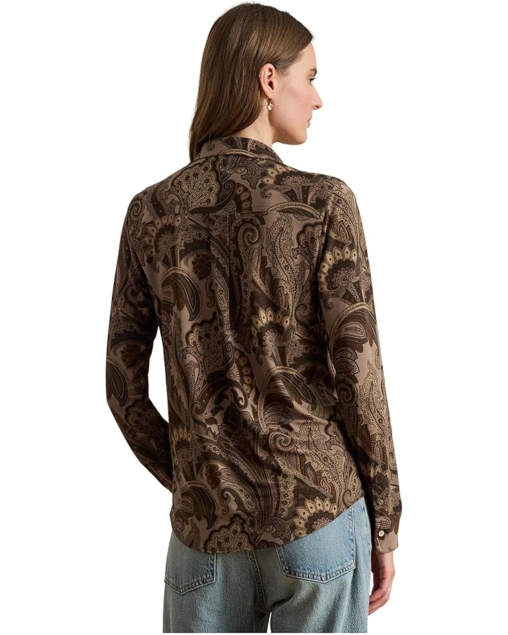 Lauren Ralph Lauren Slim Fit Paisley Jersey Shirt - #2 of 4