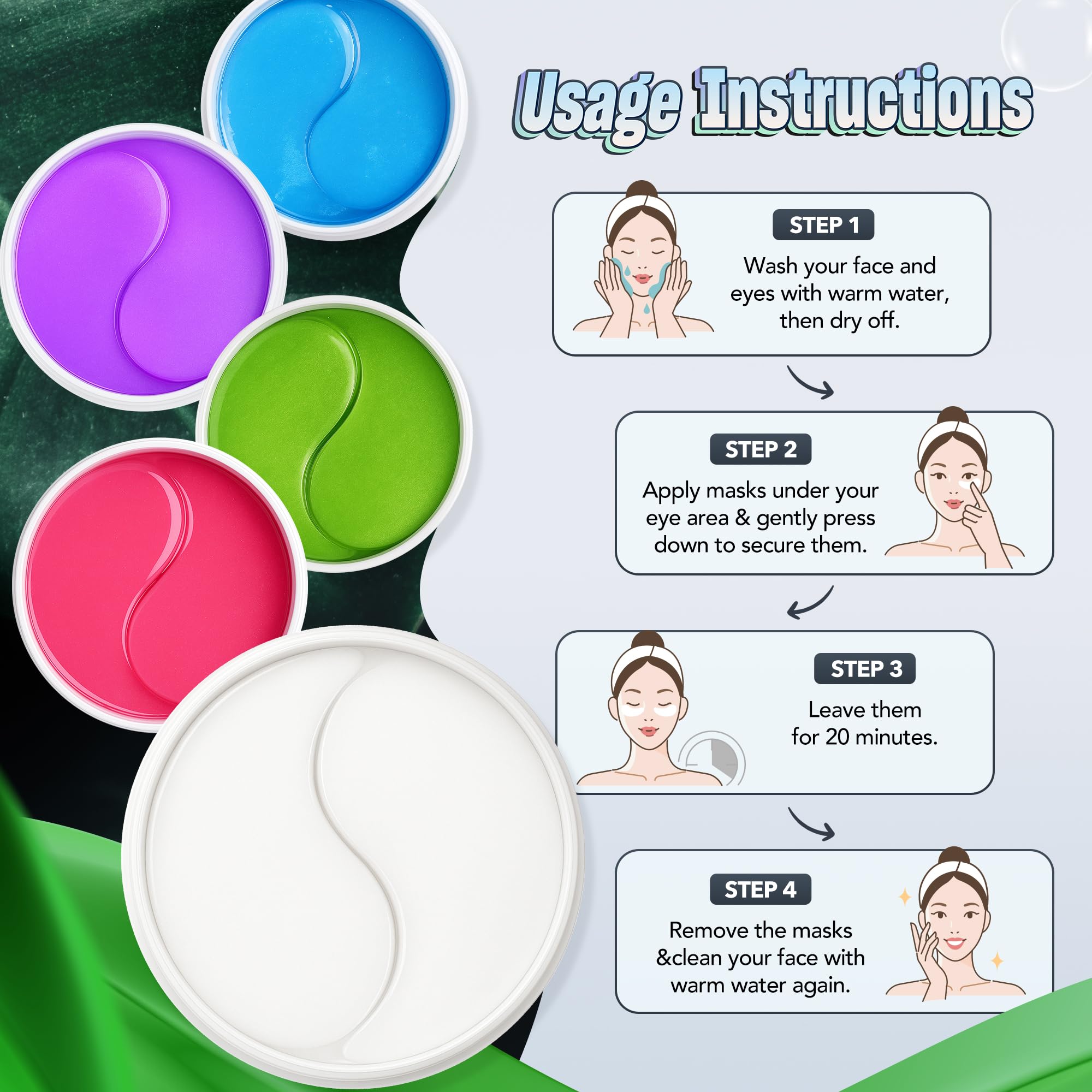 NAZANO Under Eye Patches - 60 Pack Eye Mask view 5