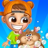 Vlad and Niki Animal Salon, cat & dog SPA games that Don’t need wifi and Internet for my little baby toddlers kids Preschool boys & girls of 1,2,3,4,5,6,7,8,9,10,11,12 years old Puzzle No ads