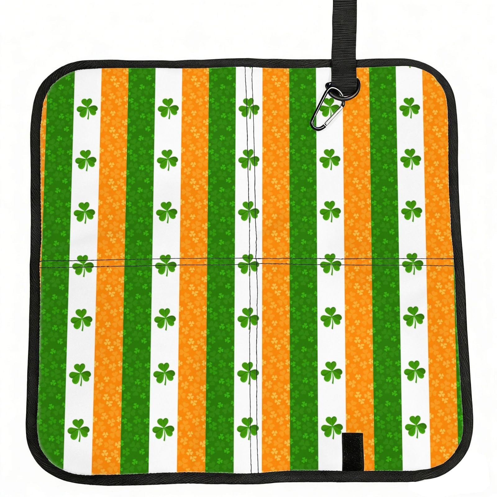 ERCgad Irish Flag Print Foldable Seat Cushion Portable Chair Pad Lightweight Travel Outdoor Office Home
