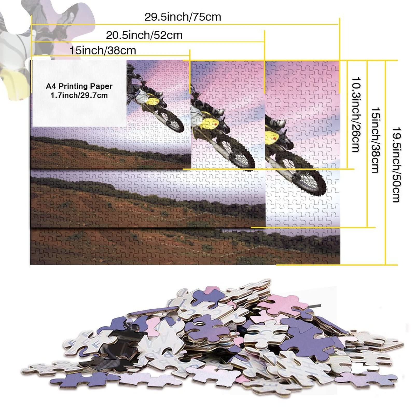 Puzzle Für Erwachsene, Bunte Motorräder, 1000-tei Produktbild-Vorschau 10