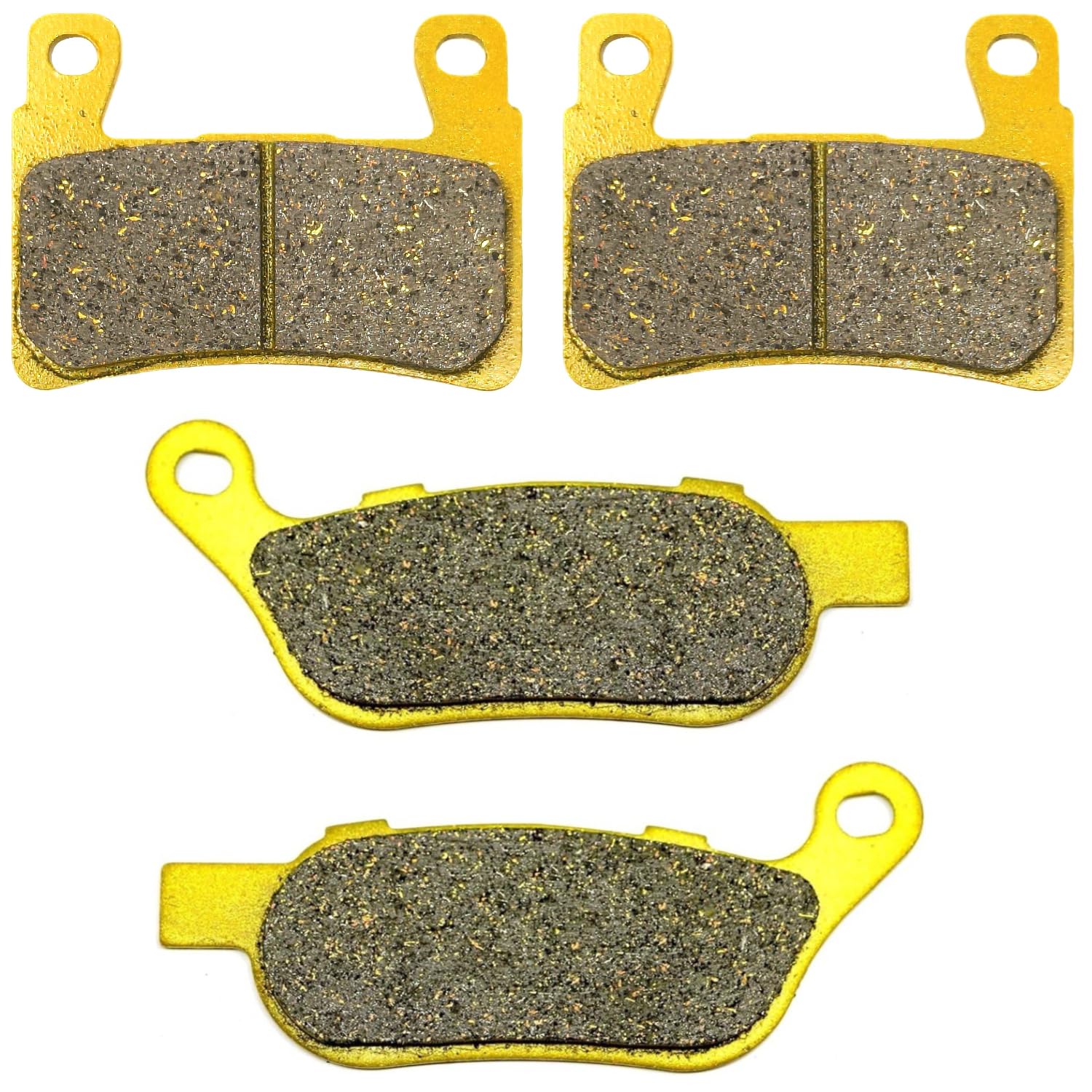 Brake Pads for Harley Davidson FLS Softail Slim FXSB Breakout FA296 FA458 | 2015 2016 2017 Front Rear Brakes FLSTN Soft Deluxe FLSTC Heritage Softail Classic FLSTF FLSTFB Fat Boy LO MC0564 Master Chen
