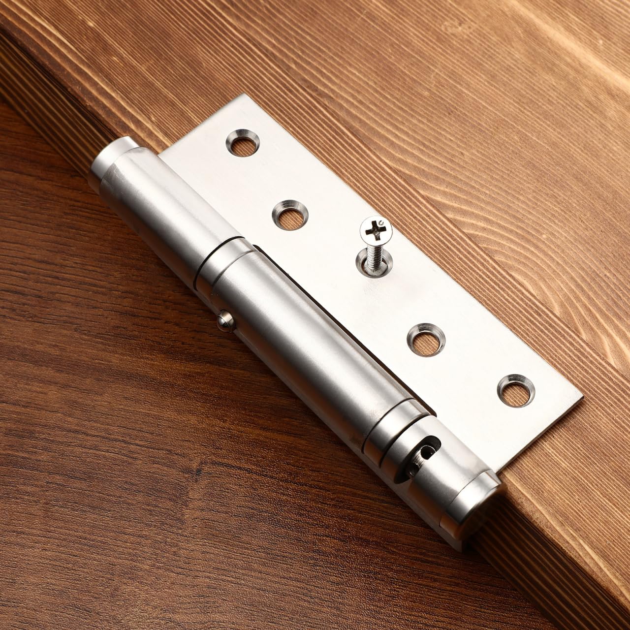 Tofficu Automatic Door Closing Hinge 5 Inch Stainless Steel Self Closing Spring Loaded Door Hinge for Apartments Corridors Stairways with Door Mechanism - Image 4