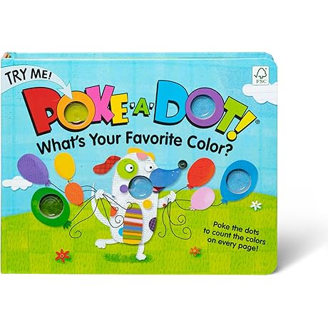 Melissa & Doug Children's Book - Poke-a-Dot: What's Your Favorite Color?